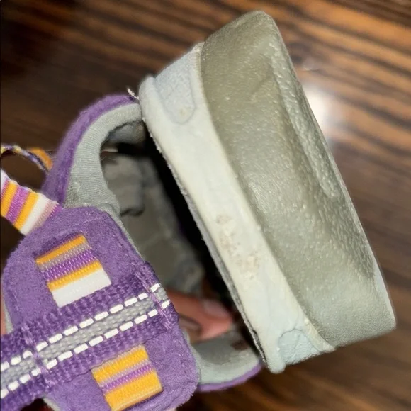 Keen Purple and Yellow Outdoor Sandals - Picture 8 of 9